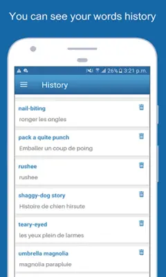 English To French Dictionary android App screenshot 14