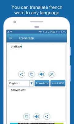 English To French Dictionary android App screenshot 18