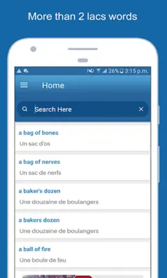 English To French Dictionary android App screenshot 19